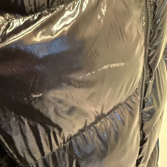 Boohoo Black Puffer Coat with Hood and Full Length Design - Picture 6 of 13